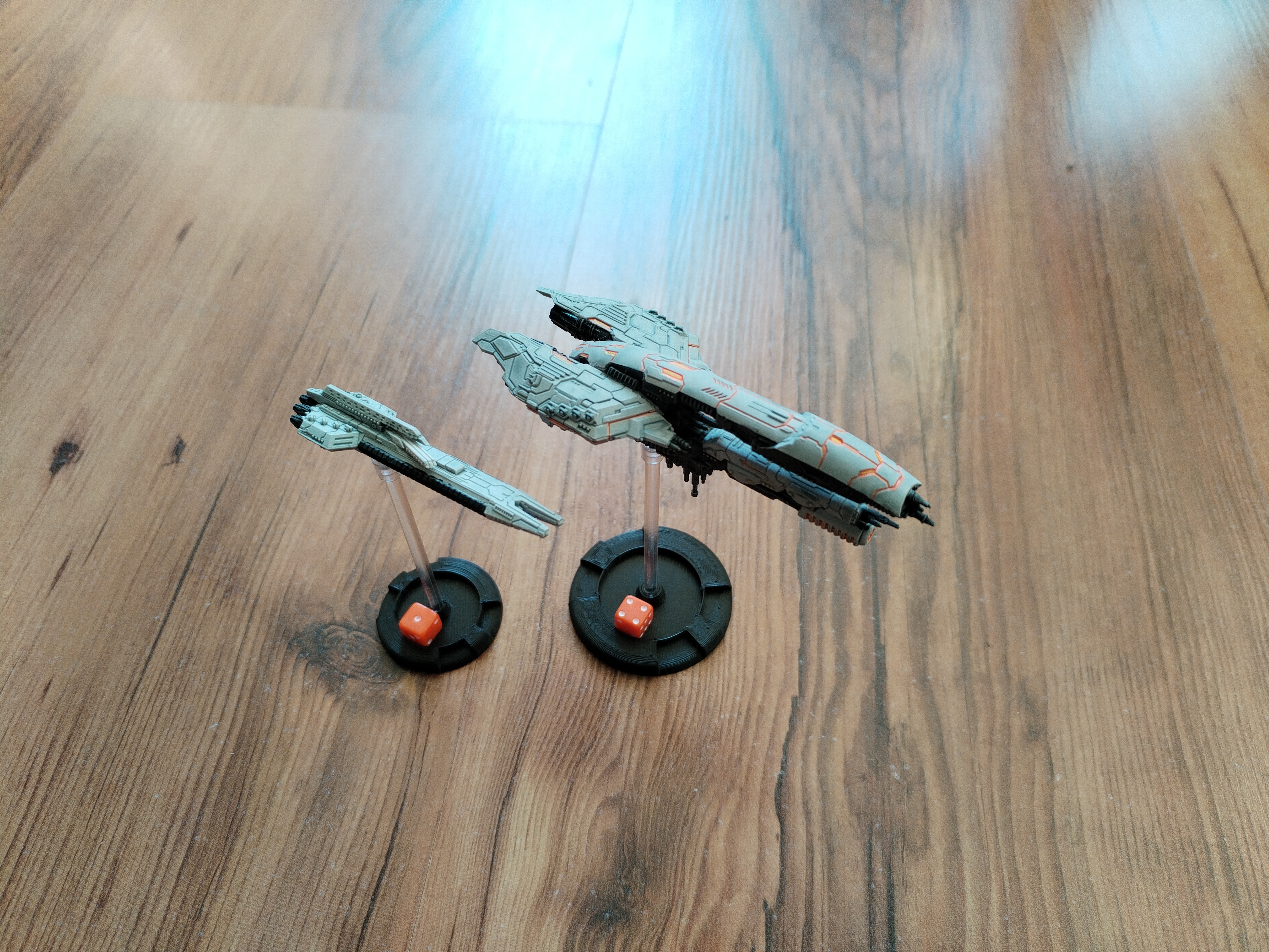 Bases for the new edition of Dropfleet Commander from 2024 - 30 to 60 mm