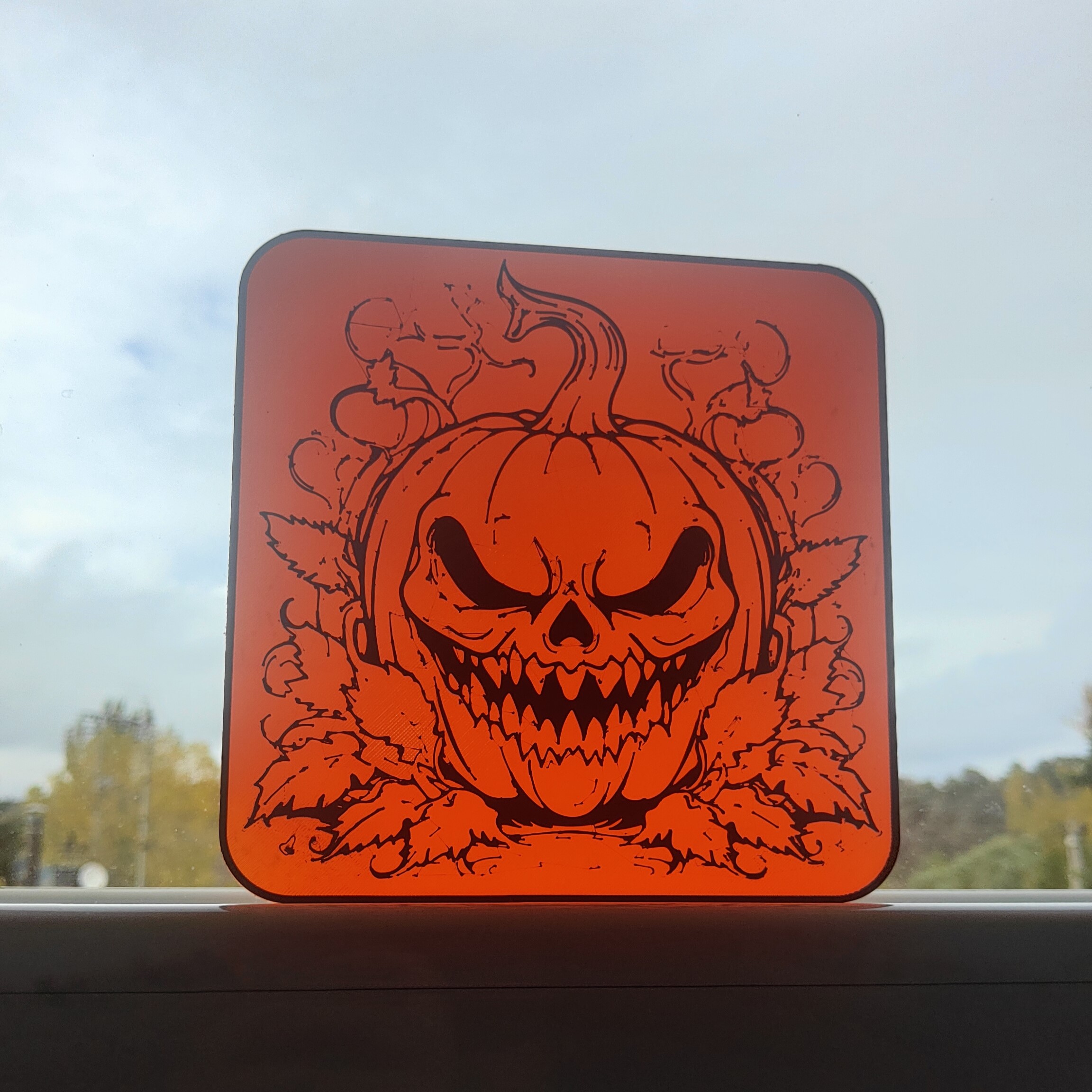 Halloween Pumpkin Wall Art