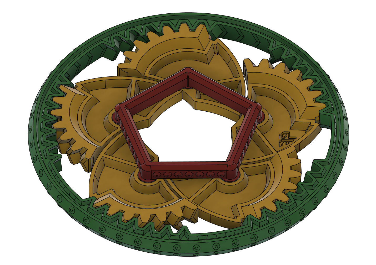 Iris mechansim print in place fidget by Pelixx01 Download free