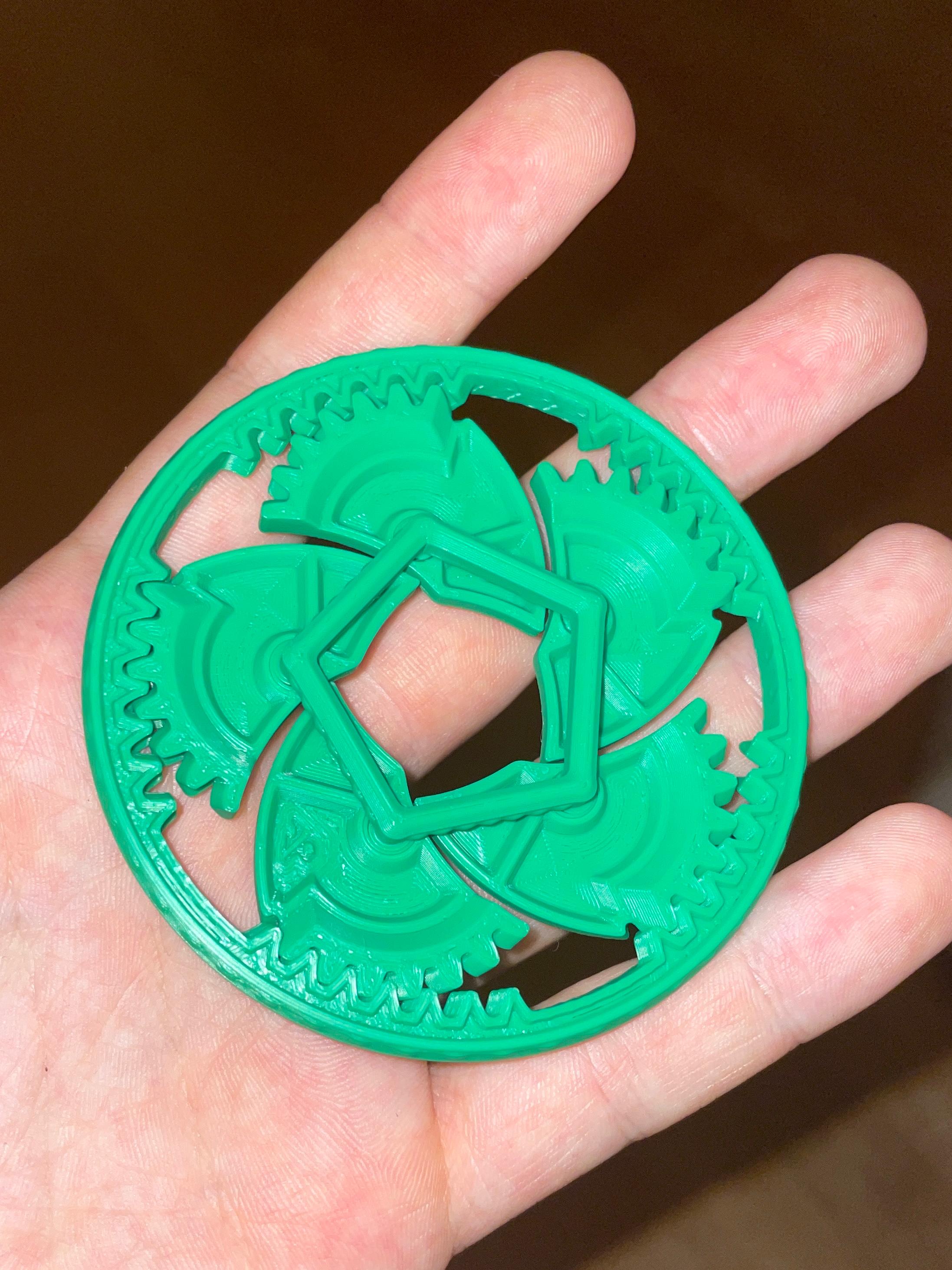 mechanical iris | print in place | fidget by PeliX3D | Download free ...