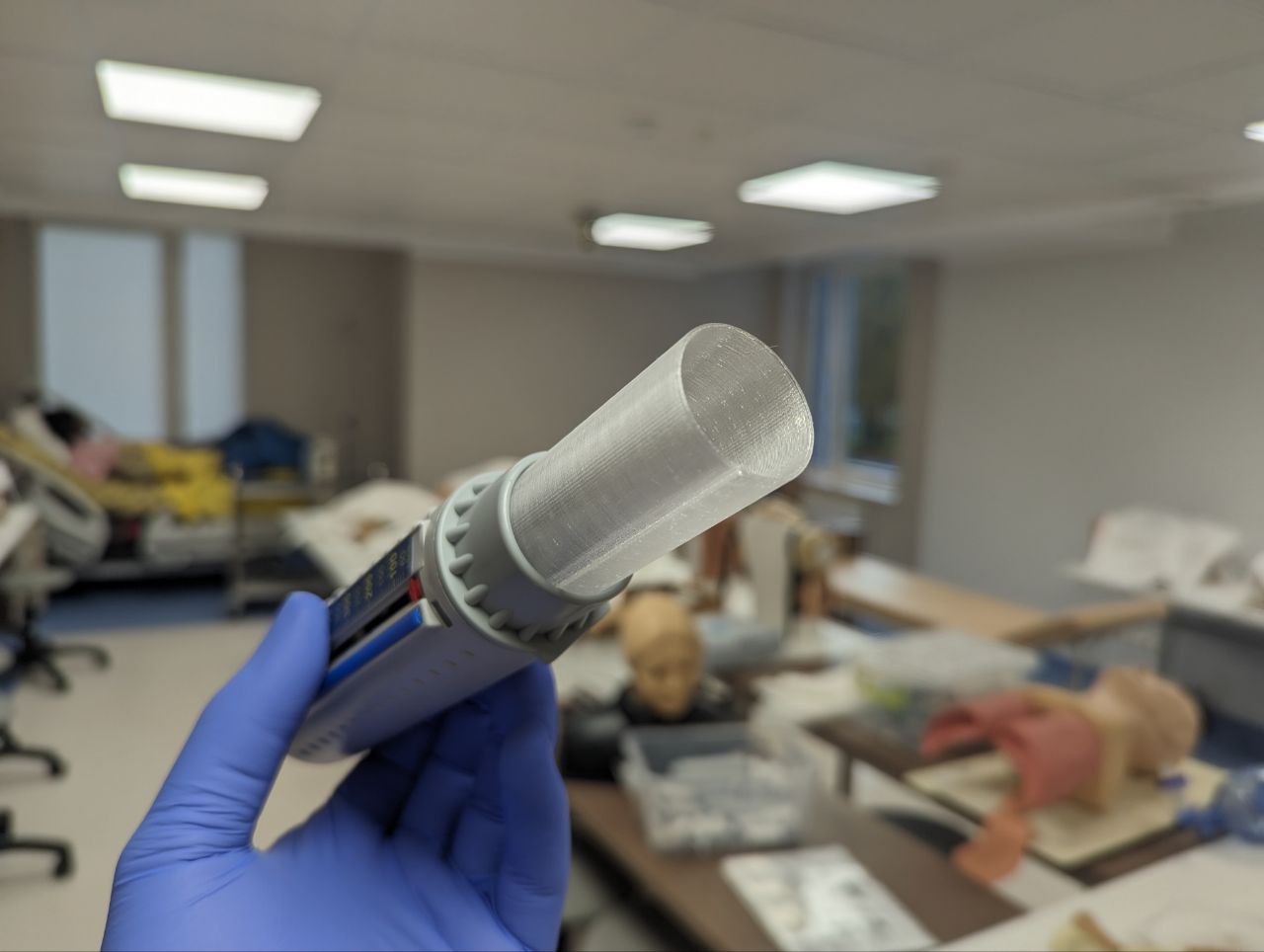 Mouth breathing pieces for peak flow meter