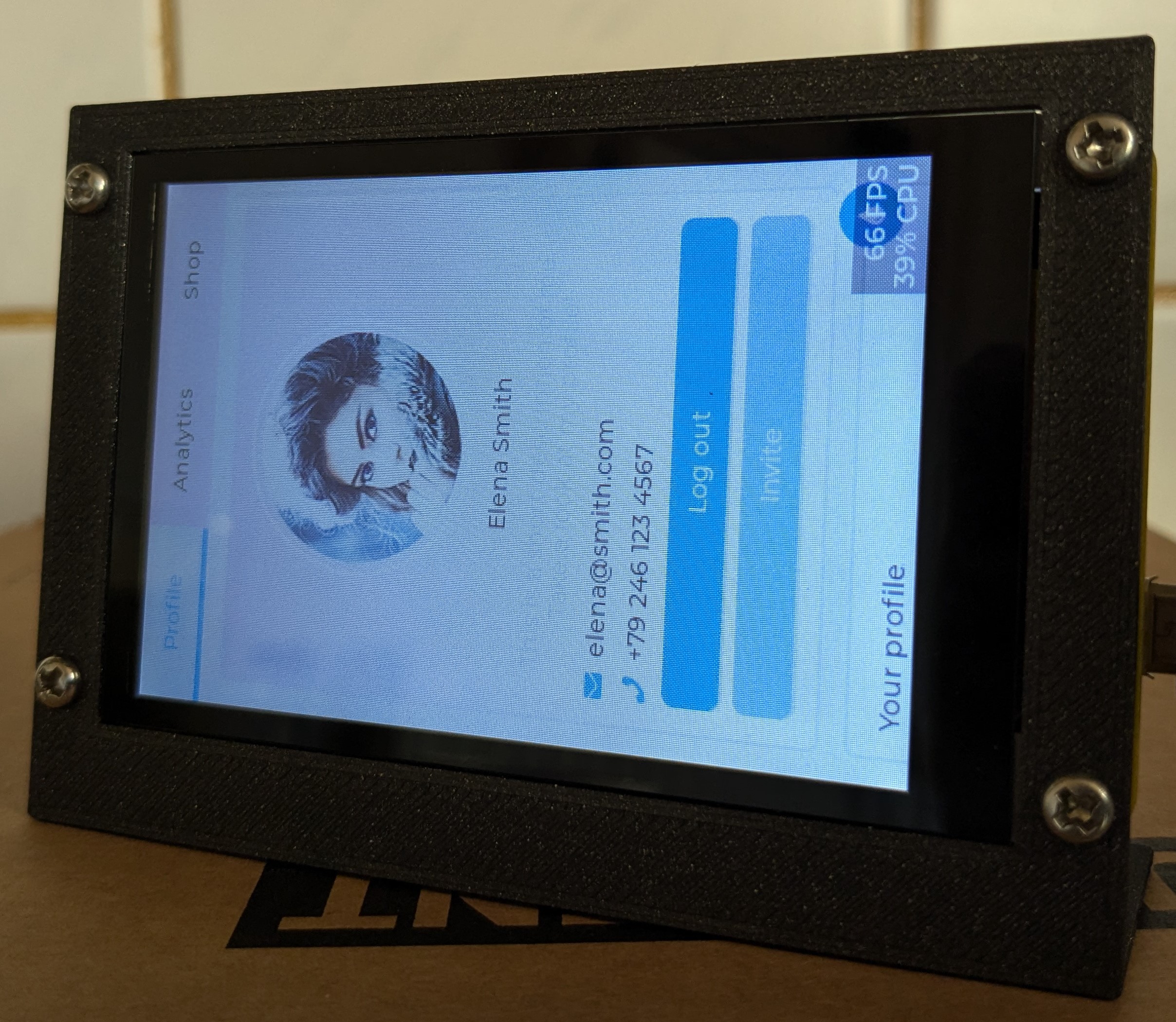 Stand for Cheap Yellow Display 3.5 inch