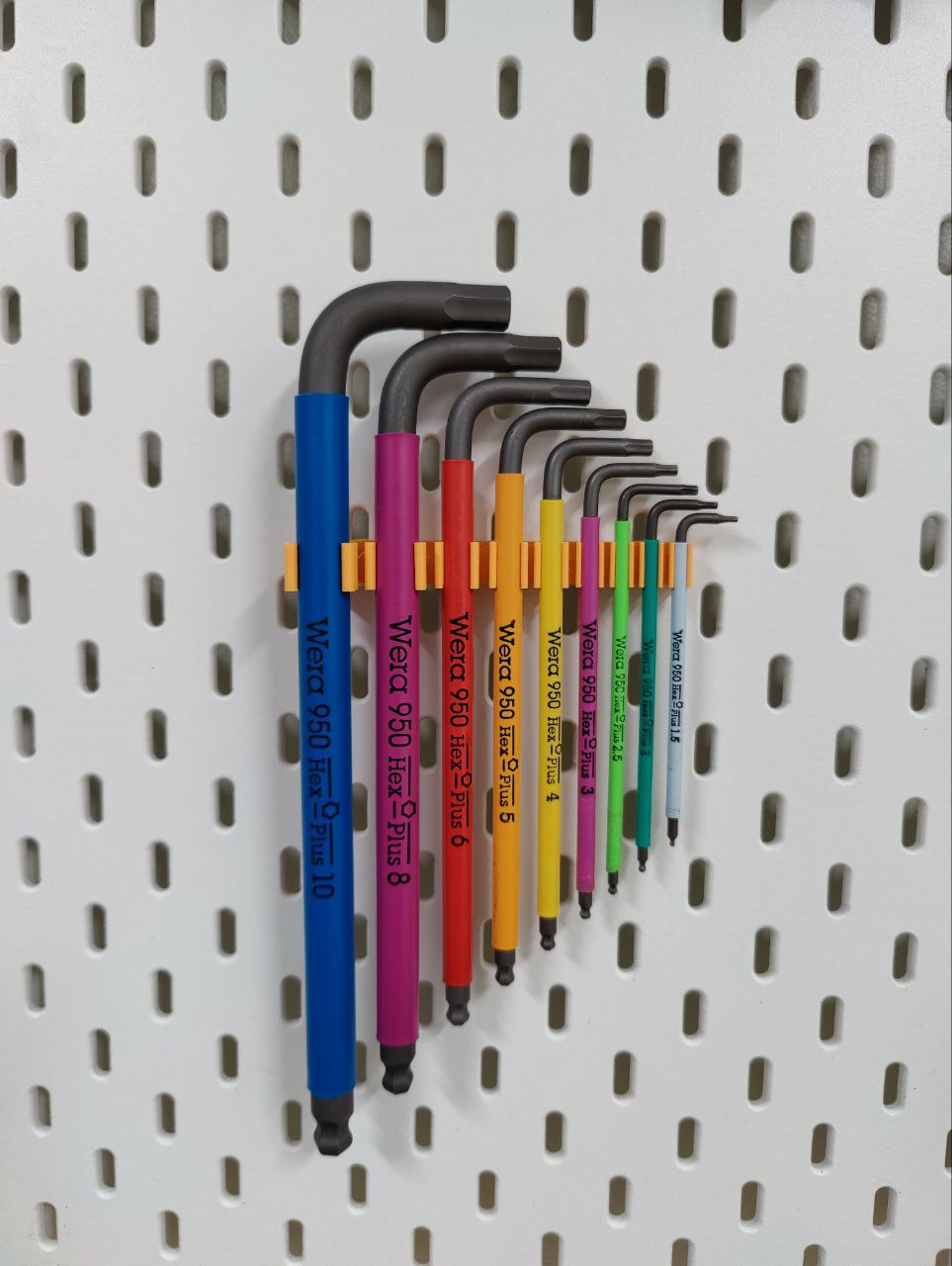 Skadis holder for Wera hex keys set