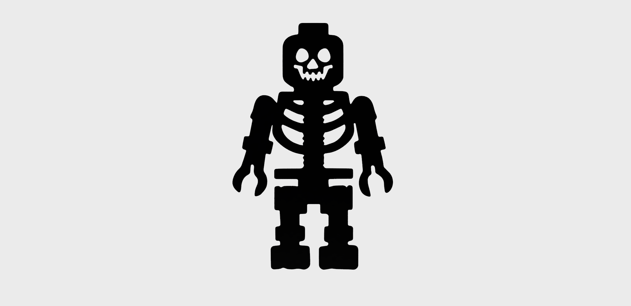 Lego Skeleton Wall Decor