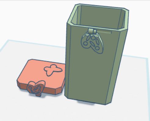 Box with a Butterfly as the Hinge