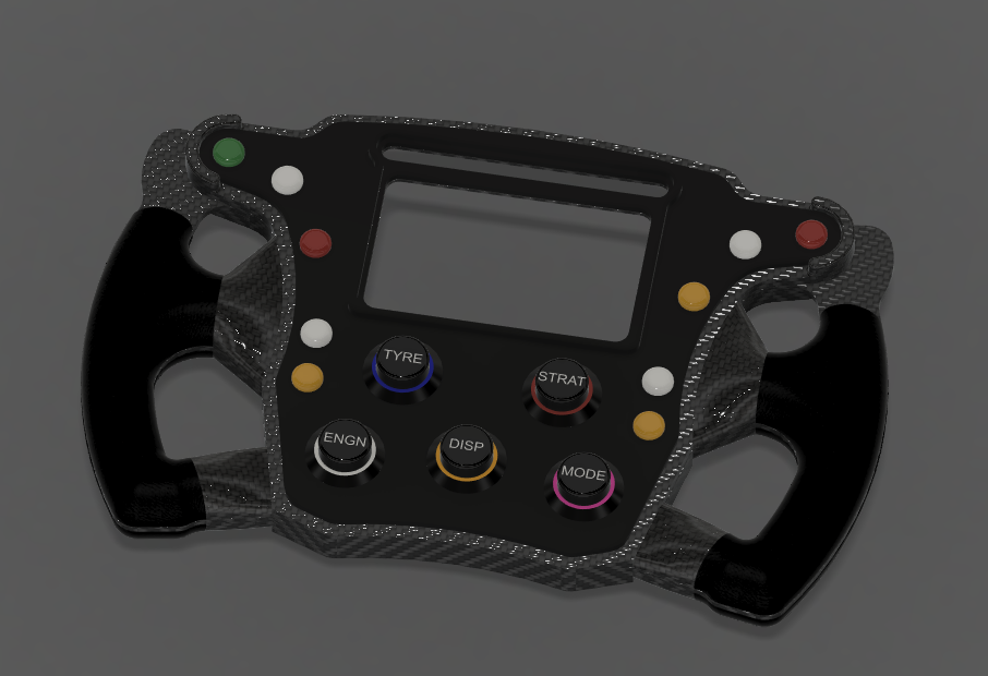 Red bull RB19 steering wheel for simracing