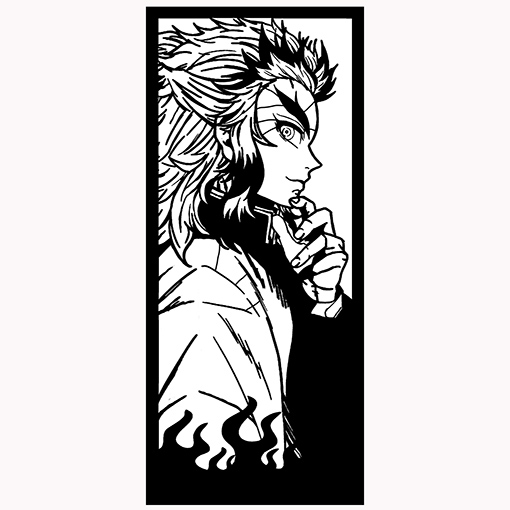 Demon Slayer - Rengoku -Kimetsu no yaiba 2D Wall art Set