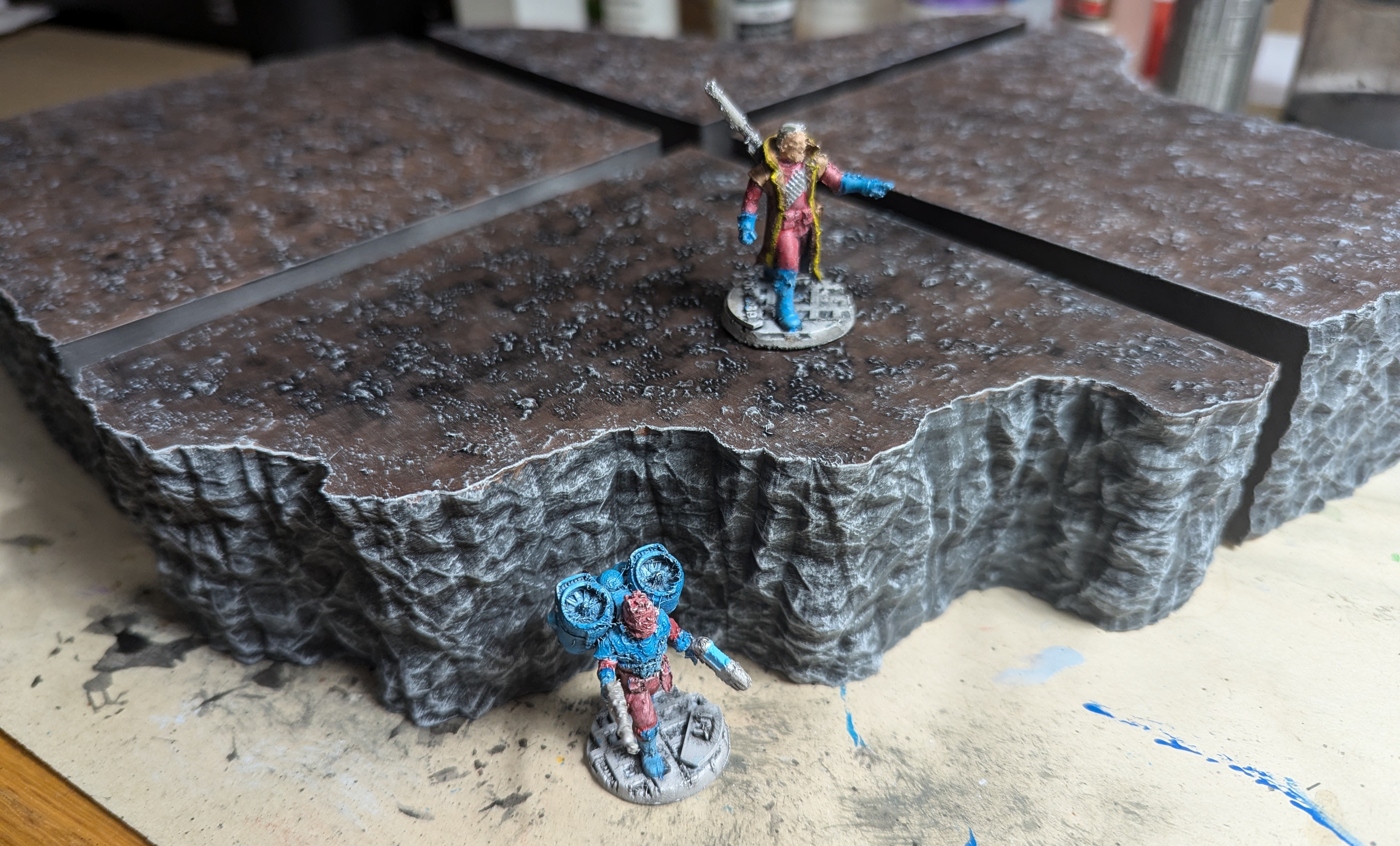 Modular Wargaming Plateaus 2x6x6 28mm or 32mm scale