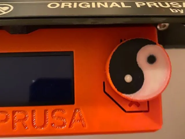 Fuzzy Knob Yin Yang