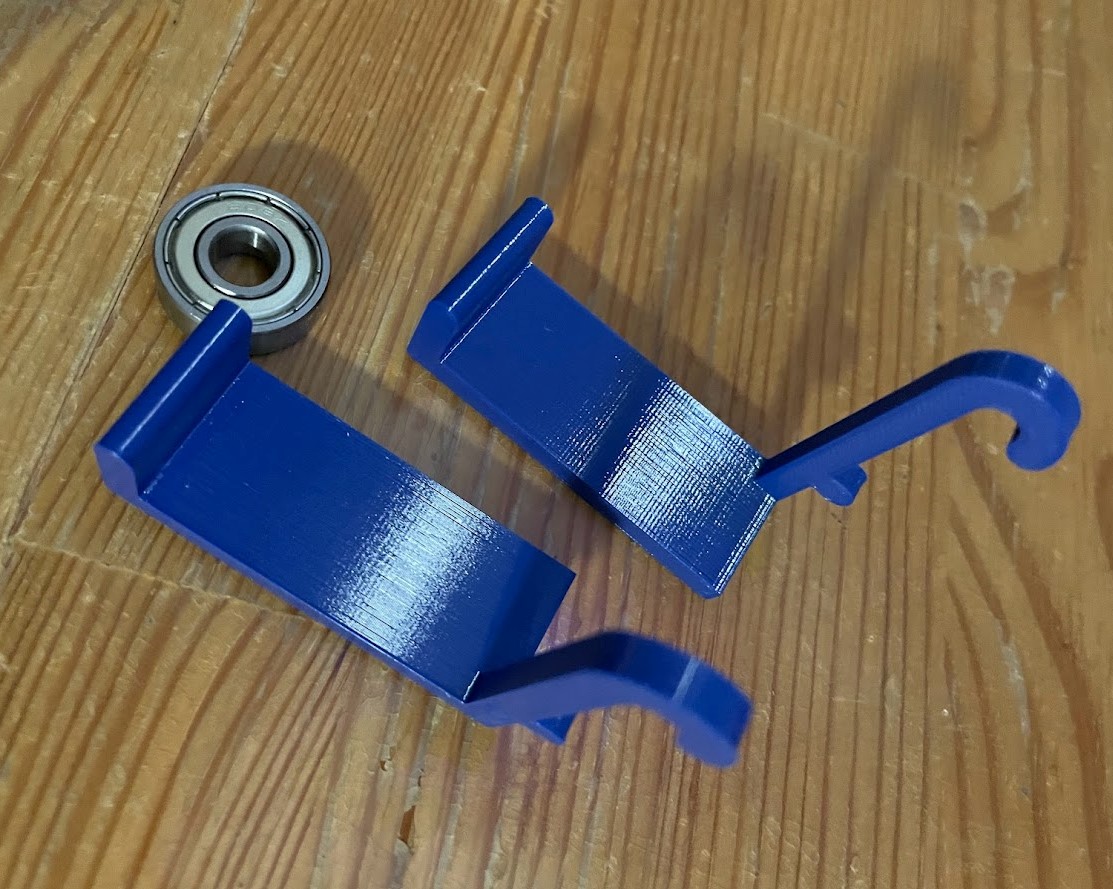 Miniatura 4 do modelo 3D Skadis Hook (Extra-Small Shelf)