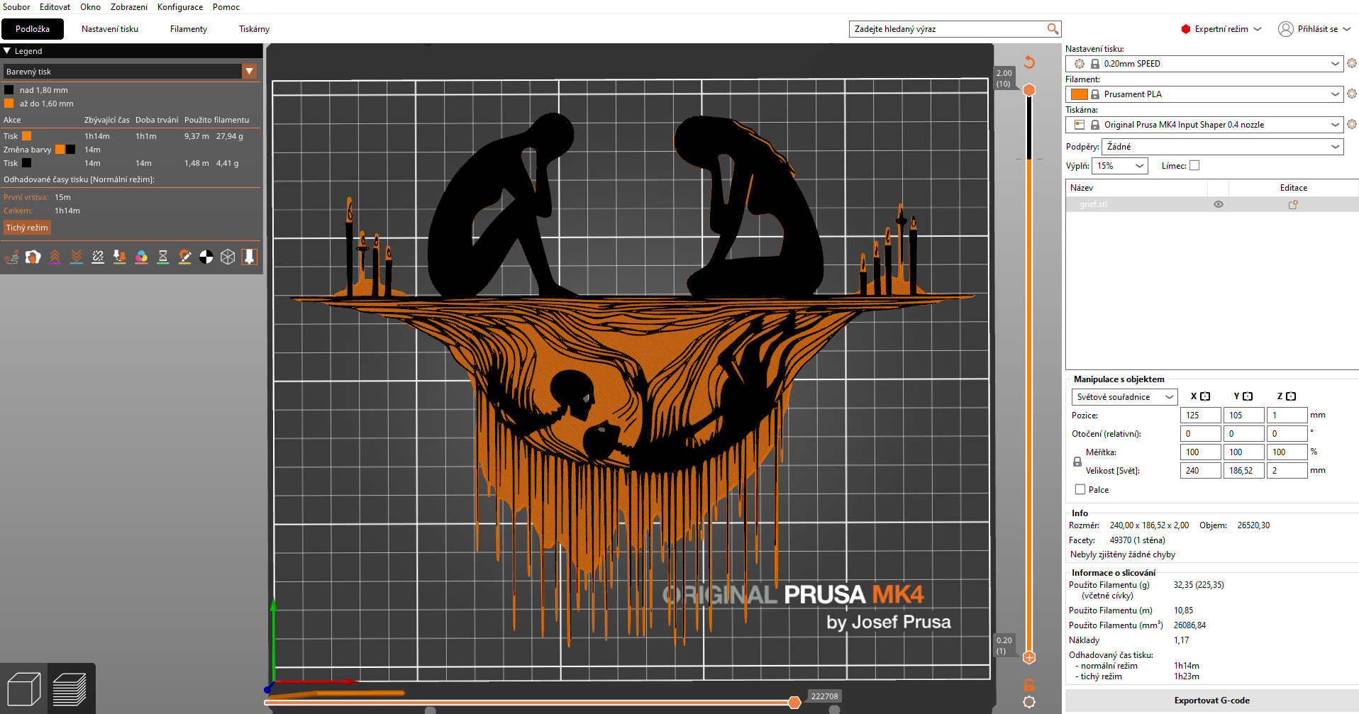 Wall art Grief by Nina Máčová Download free STL model