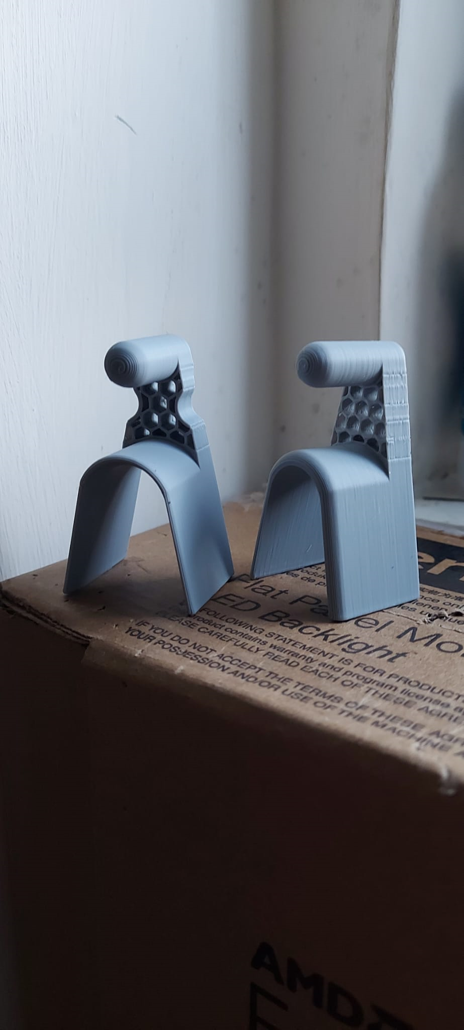 Minimalist Laptop Stand with Honeycomb Design