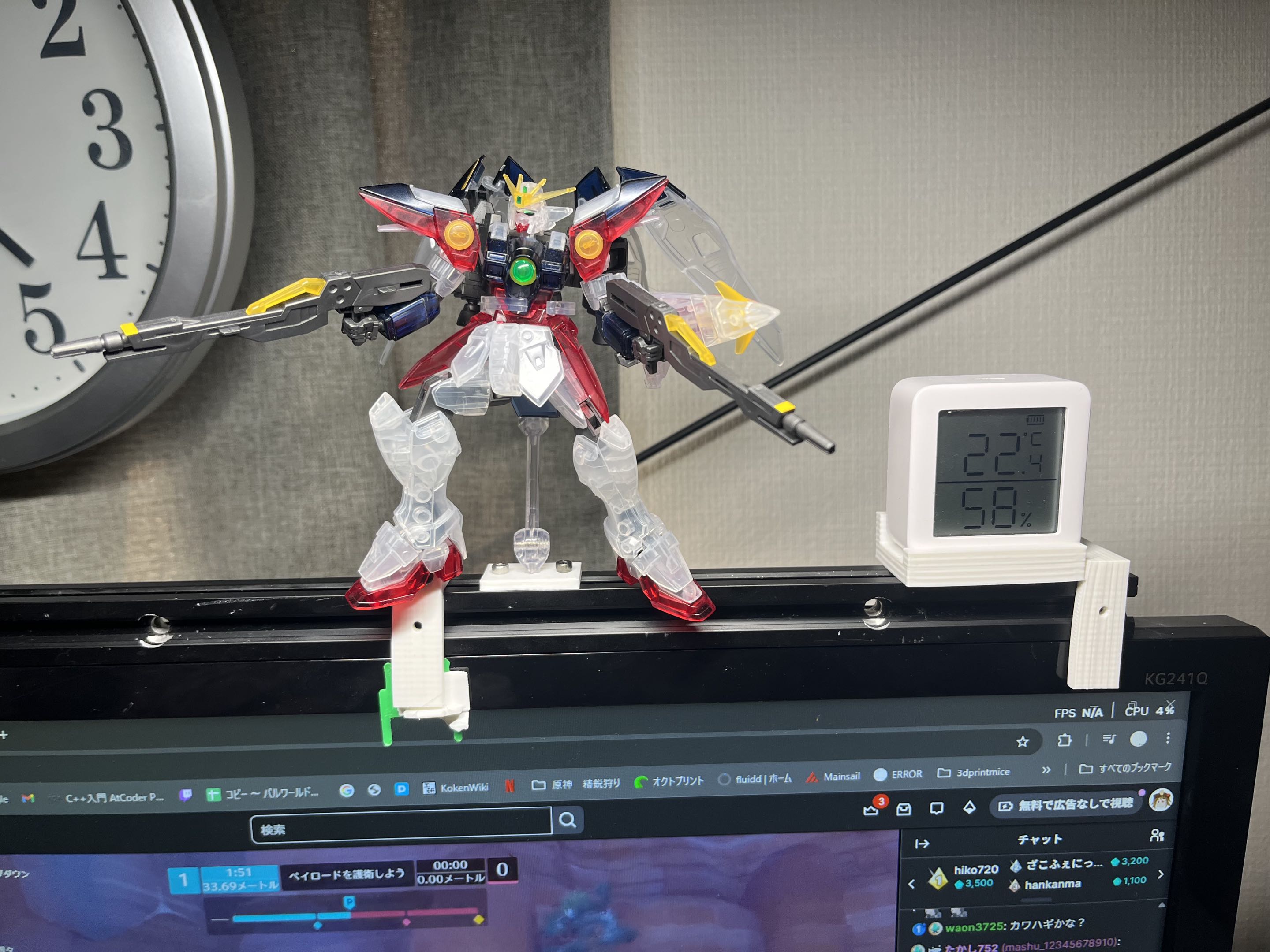 Gundam display mount