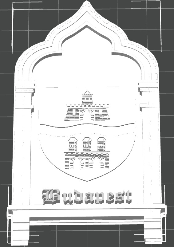 Budapest plate 2d easy, fast