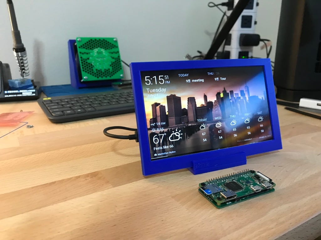 7" TFT Display case