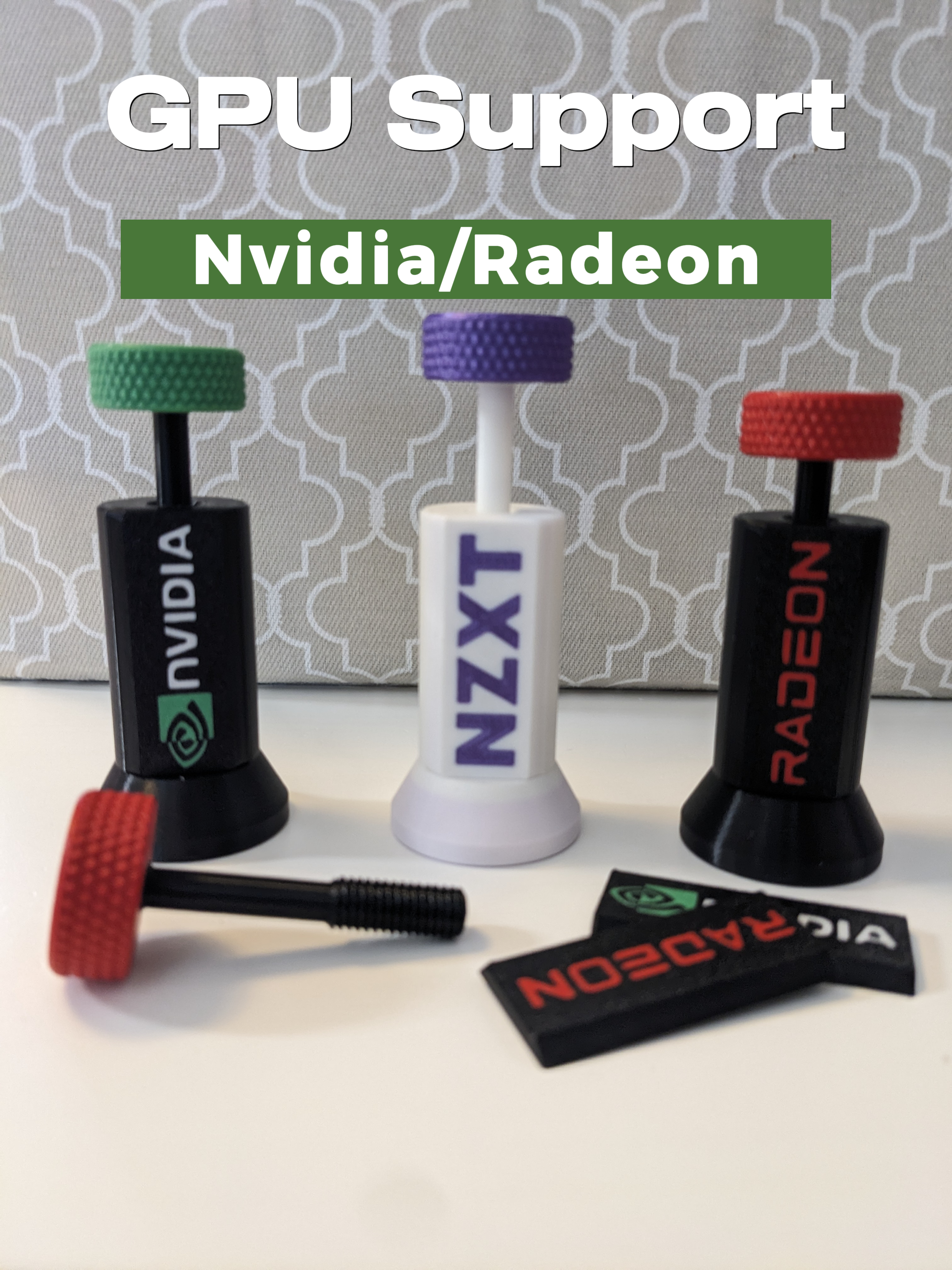GPU Sag Support - Multiple Faceplate |Nvidia | Radeon |