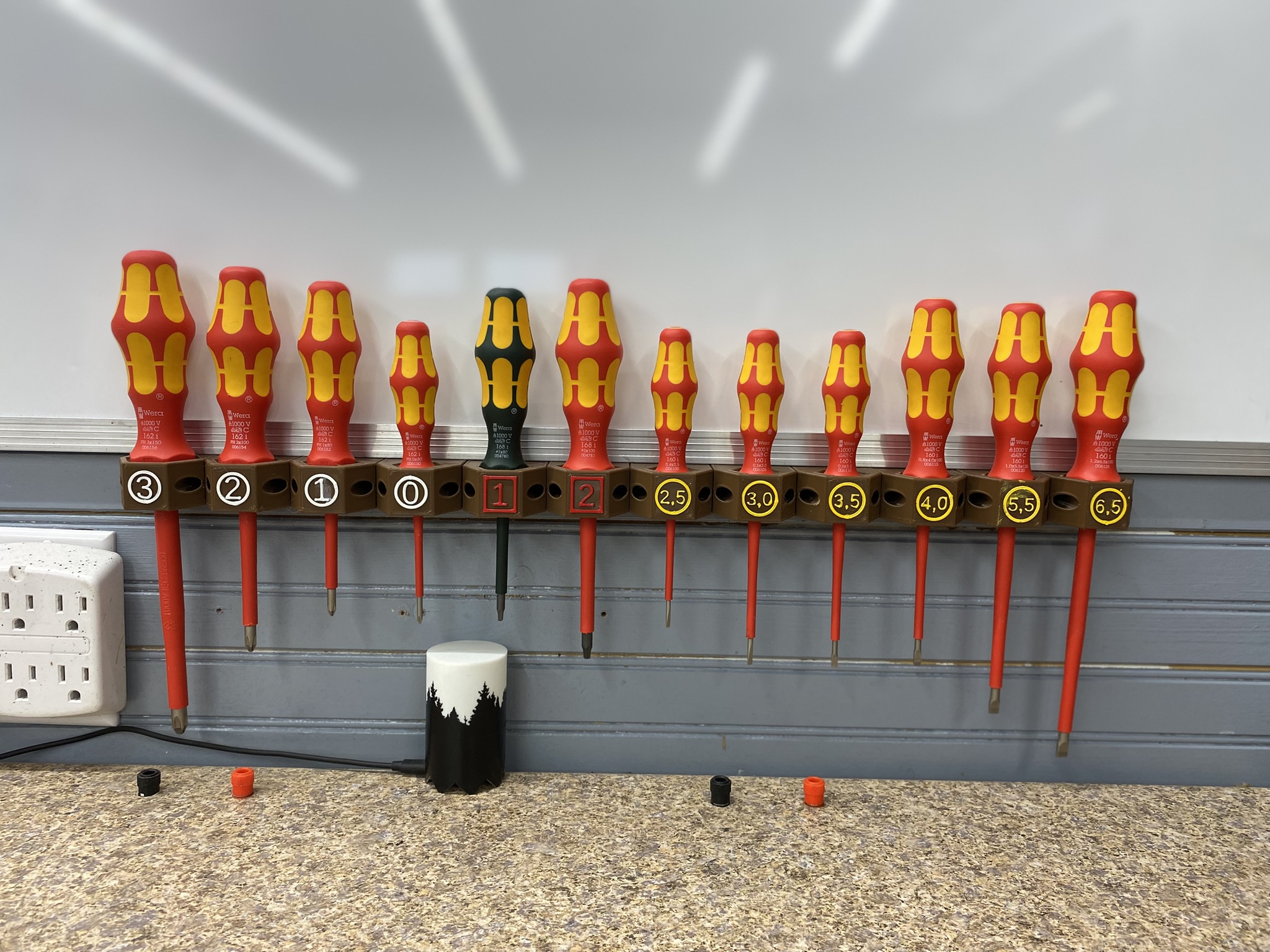 Wera Insulated Screwdriver mounts for kit 160i/12