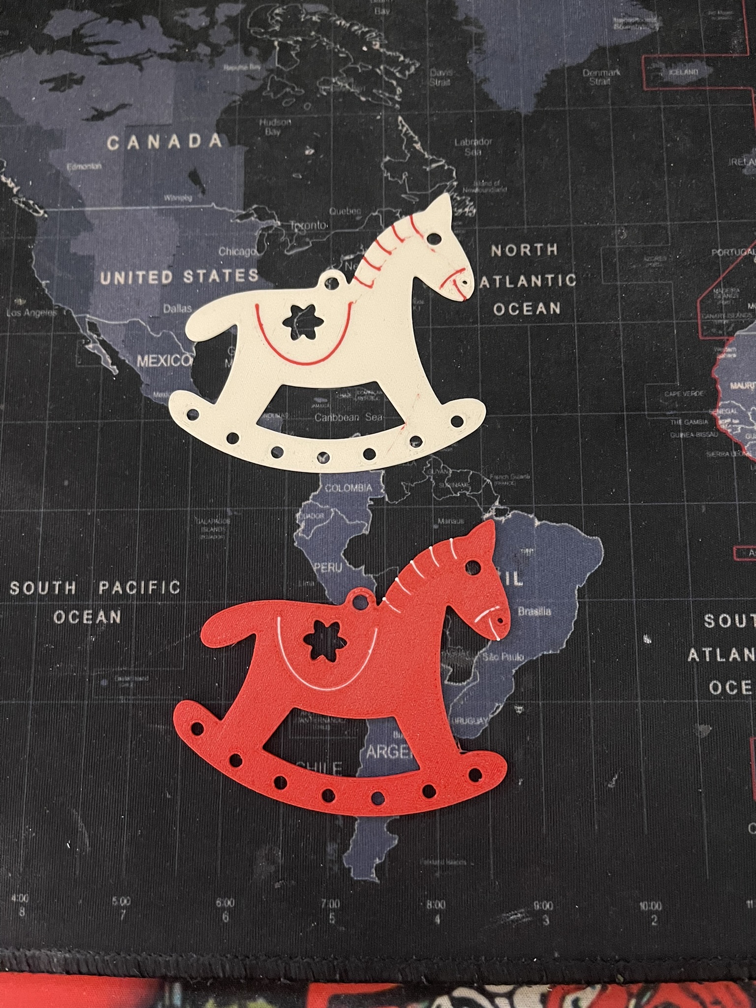 XMAS ornament - Horse - Multicolor