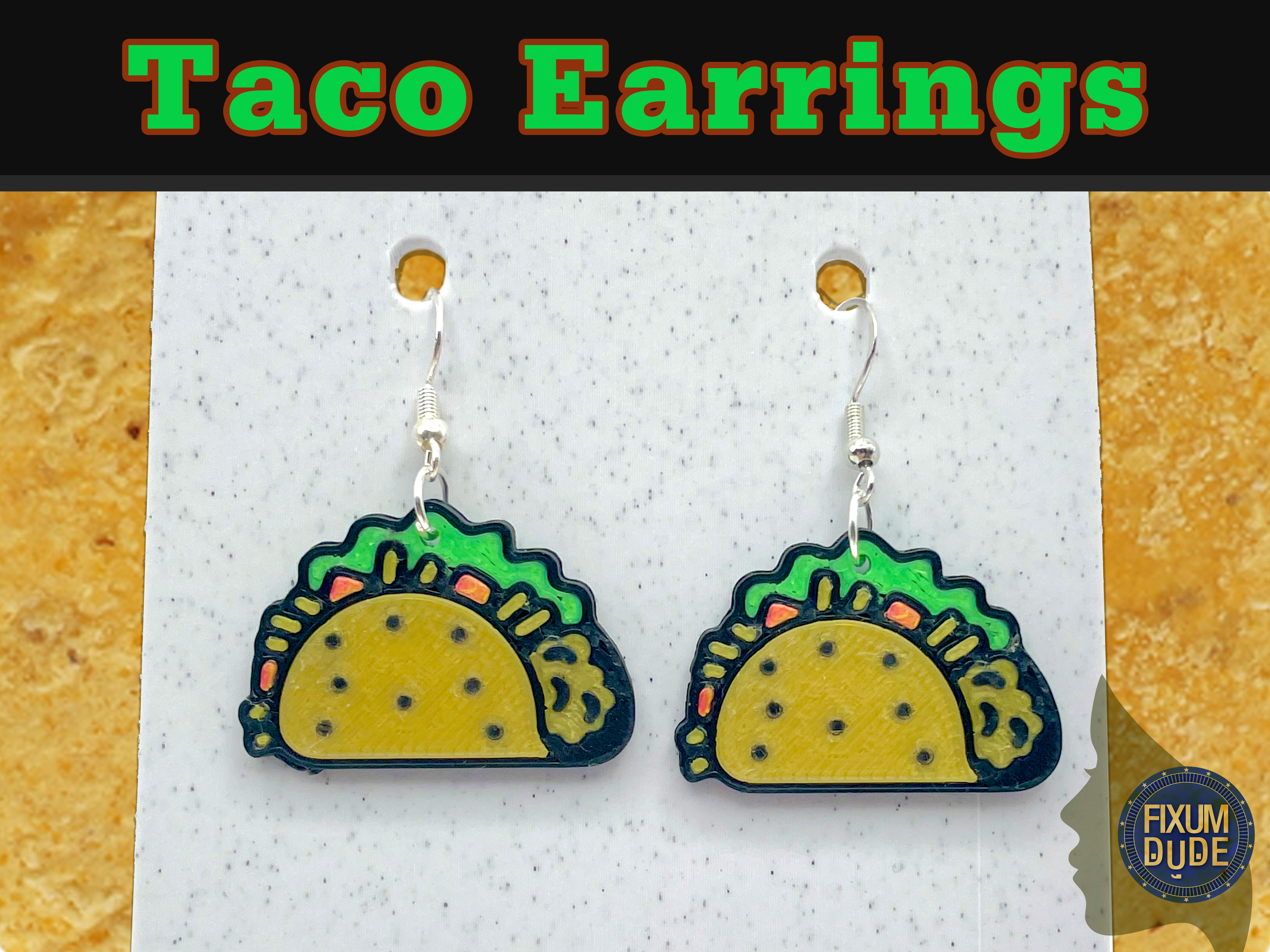 Taco Earrings