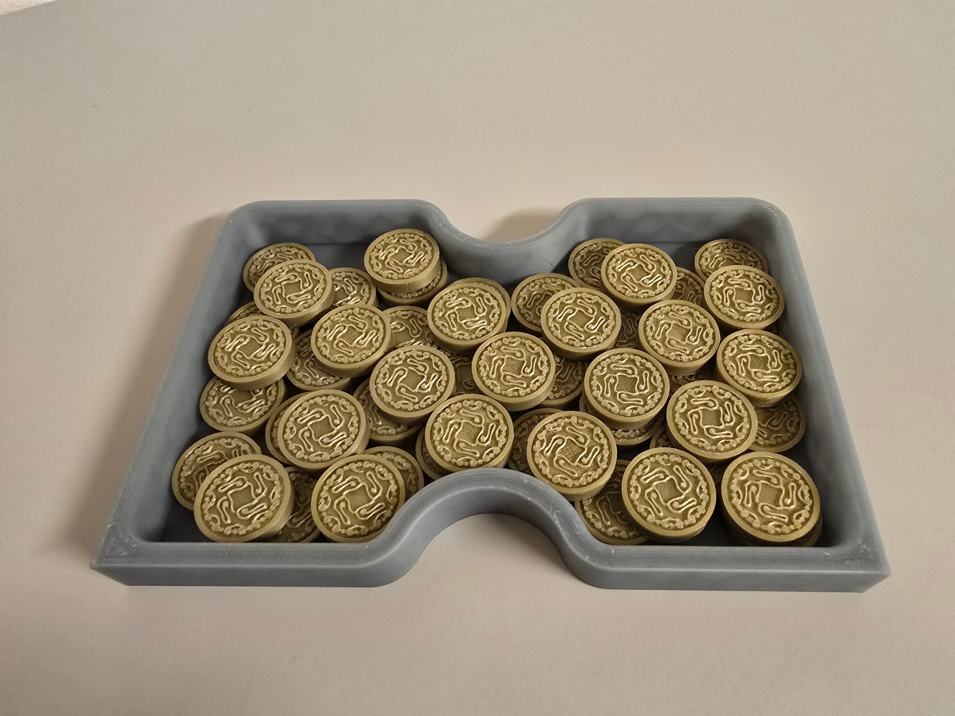 Citadels - organizer and coins