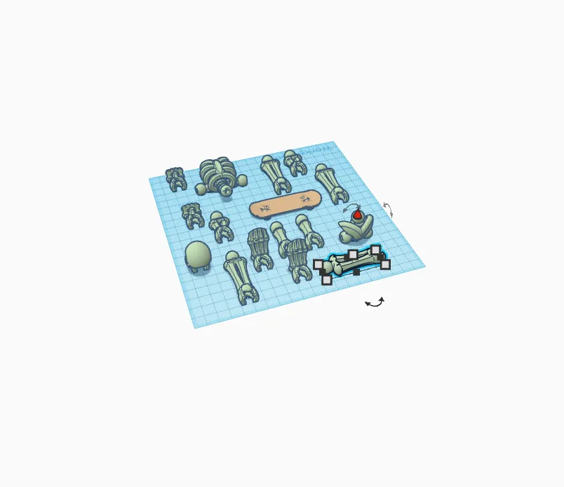 Skateboarding skeleton by Bwb | Download free STL model | Printables.com