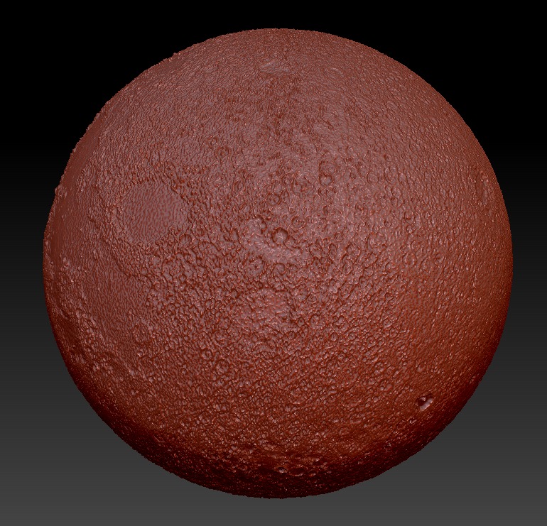 Miniatura 2 do modelo 3D luna