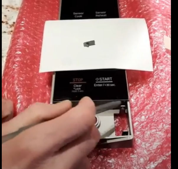 LG Microwave Button Bracket