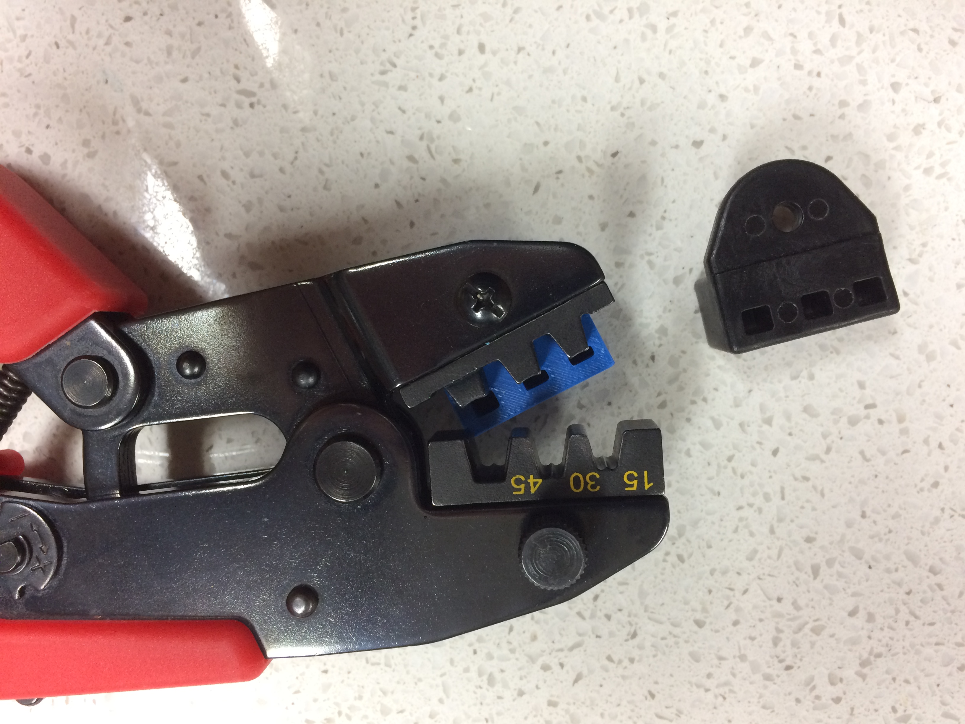 Replacement part for Eclipse Tools Lunar crimping die set for Powerpole terminals
