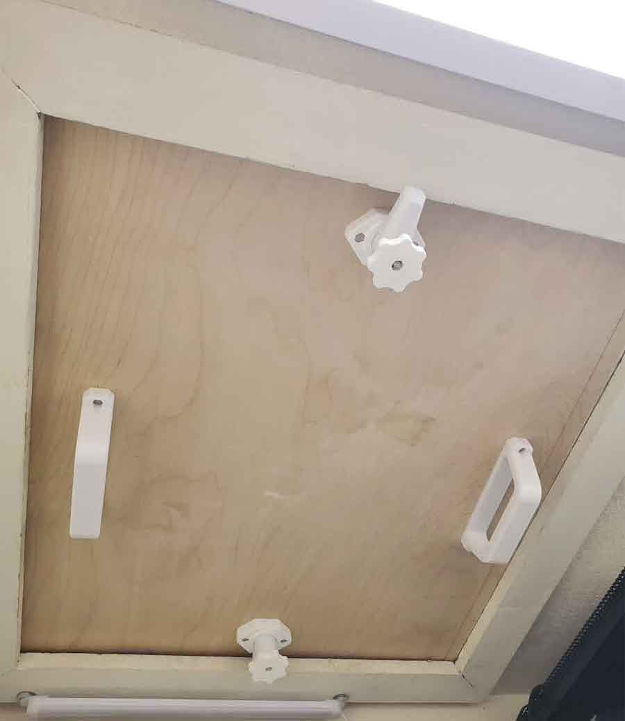 Attic Access Panel Handles and Hatch Dogs
