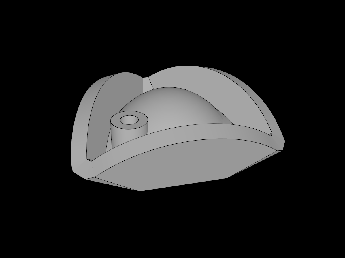 Lego Compatible (2544.dat) Minifig Hat Tricorne