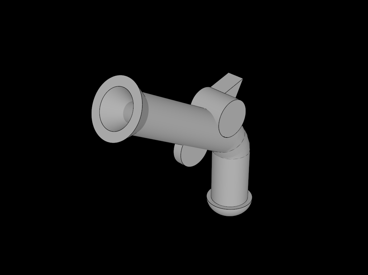 Lego Compatible (2562.dat) Minifig Gun Flintlock Pistol