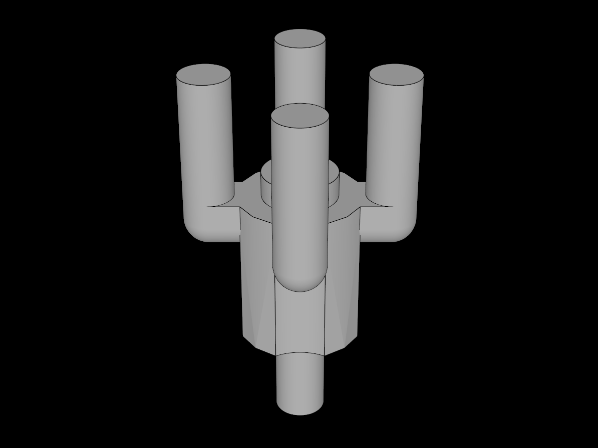 Lego Compatible (2566.dat) Plant Tree Palm Top