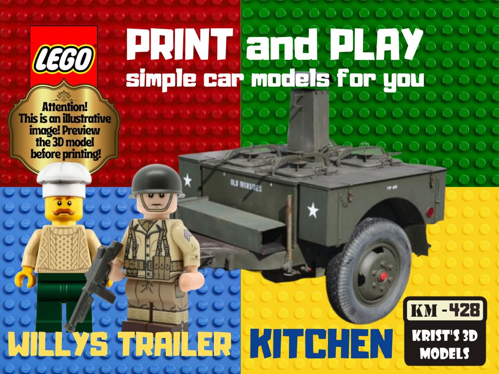 LEGO Jeep Willys Trailer Field Kitchen