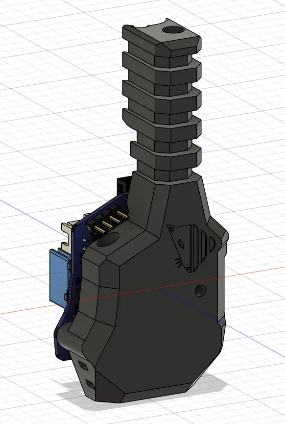 3Dパーツオーダーページ V-Core4/V-Core3 LDO Orbitool O2 Vertical toolboard mount by