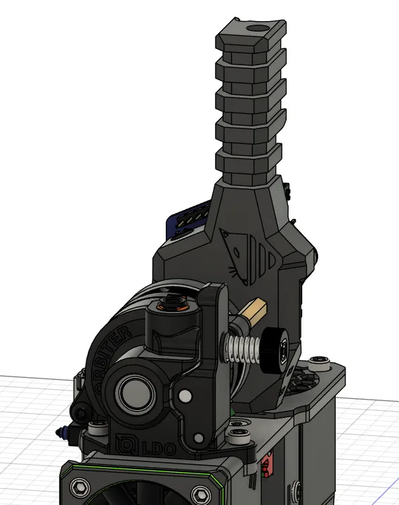 V-Core4/V-Core3 LDO Orbitool O2 Vertical toolboard mount by