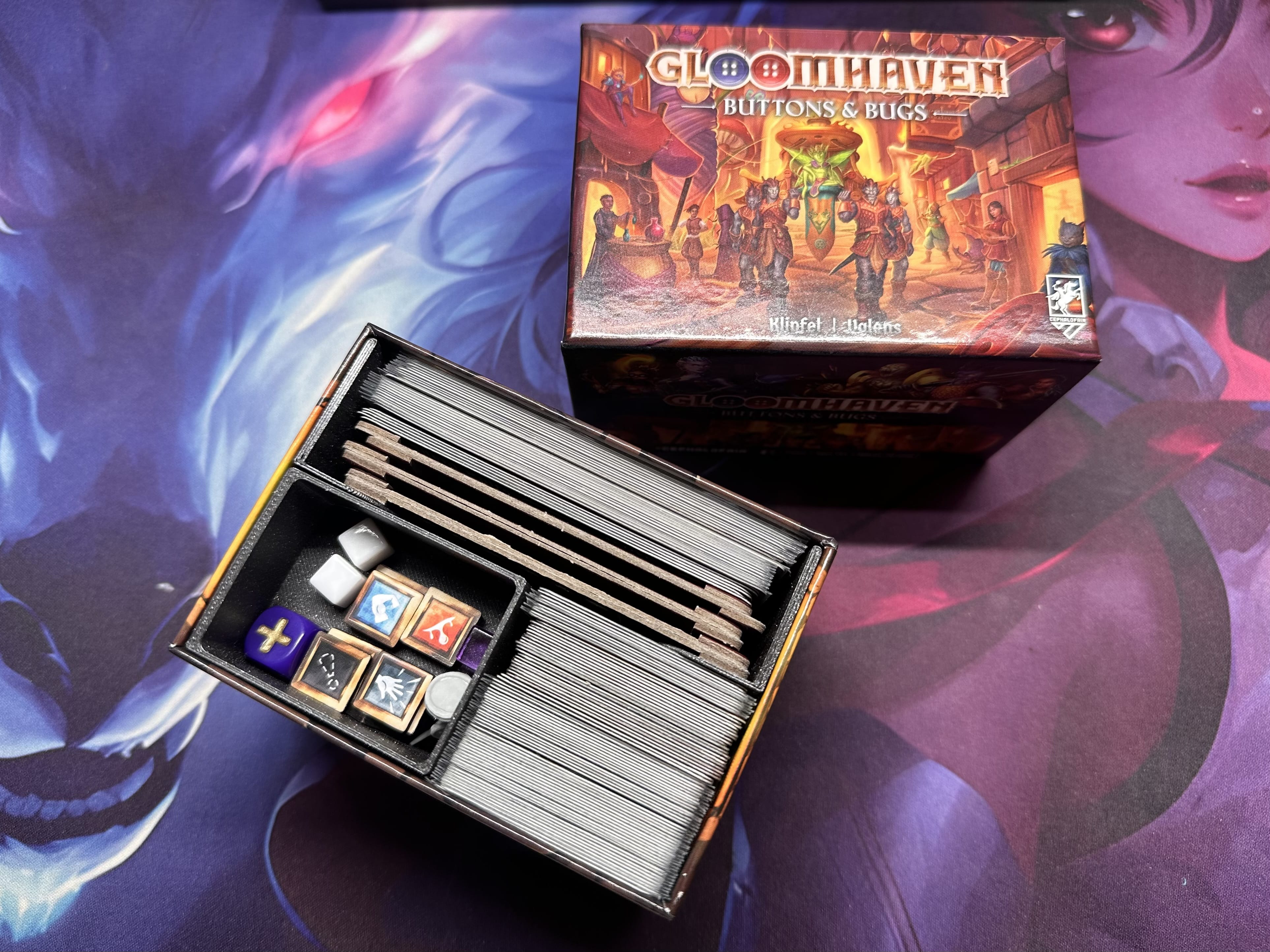 Gloomhaven Buttons & Bugs - insert
