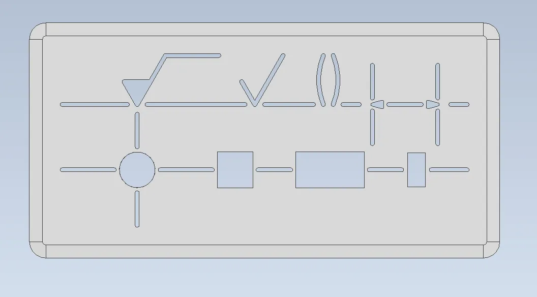 Essential stencil for technical drawing (ISO) by Pietro Ferrari ...