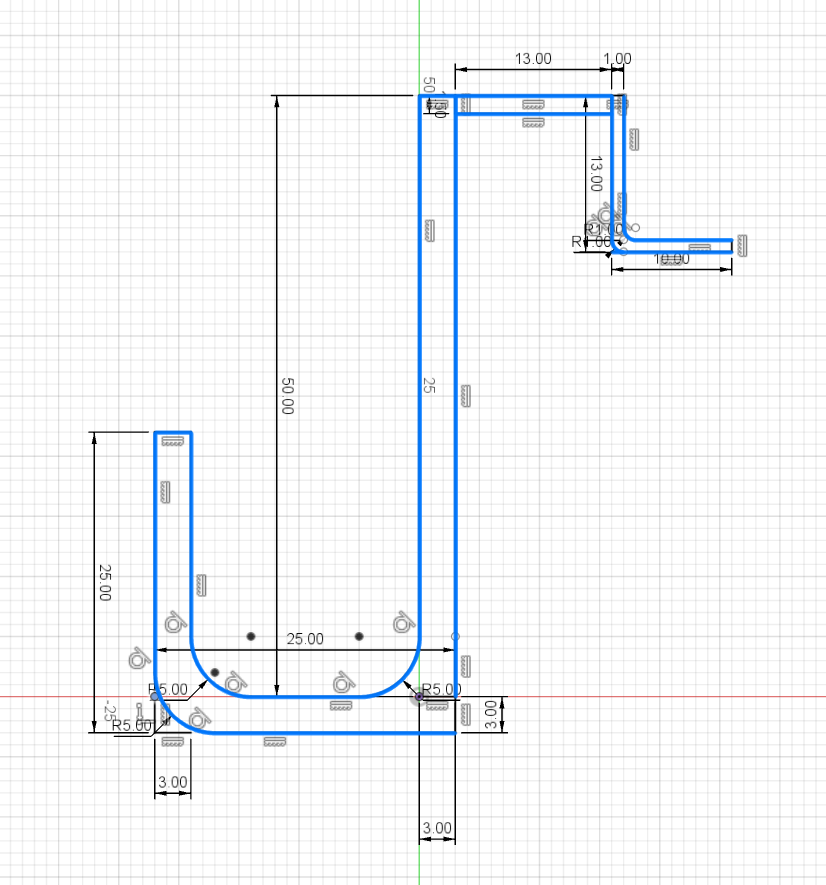 Miniatura 3 do modelo 3D Simple door hook