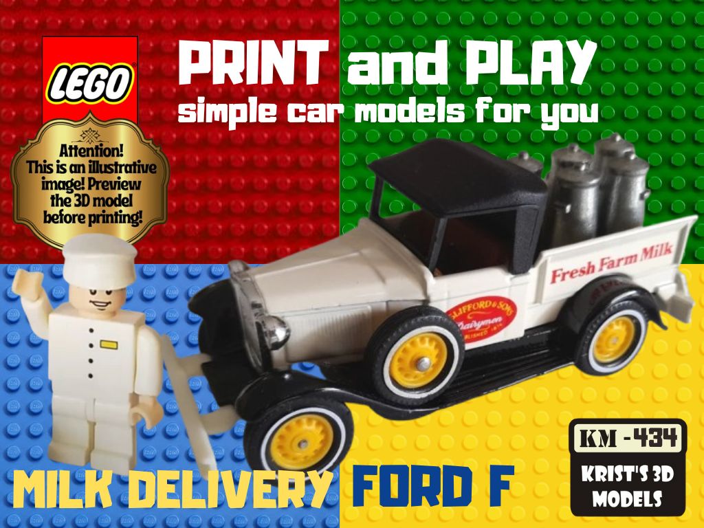 LEGO MILK DELIVERY FORD F 1930