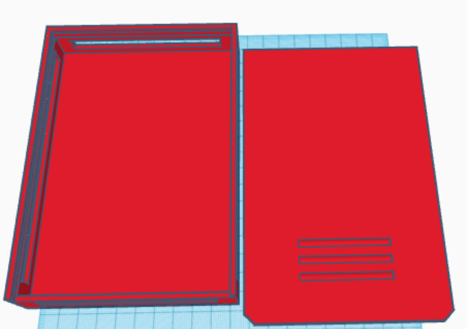 Miniatura 3 do modelo 3D a6 flashcard holder/box