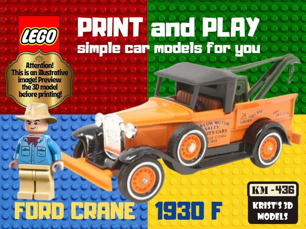 LEGO FORD CRANE F-type 1930