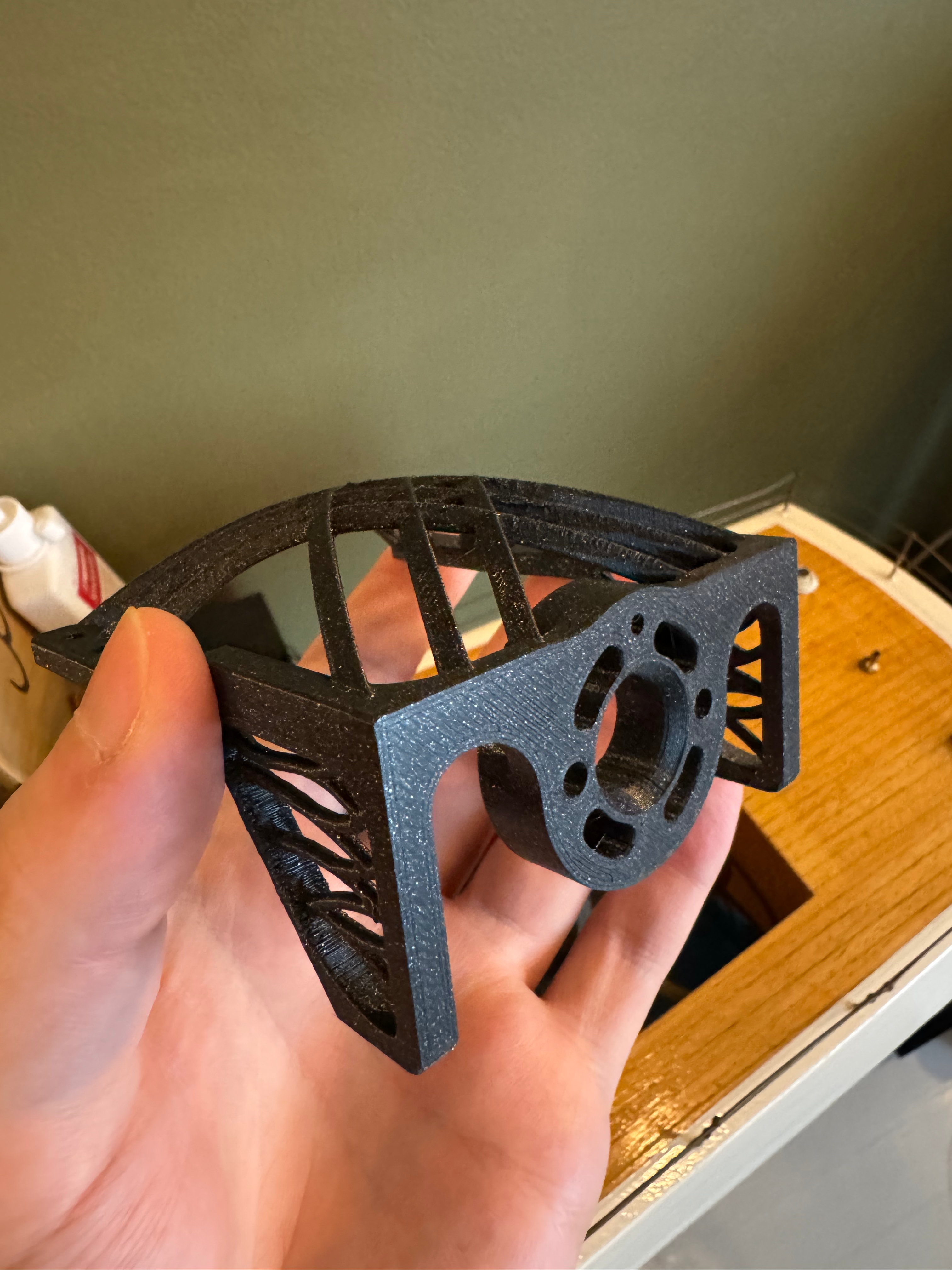 Boat motor mount for 36mm electrical motor