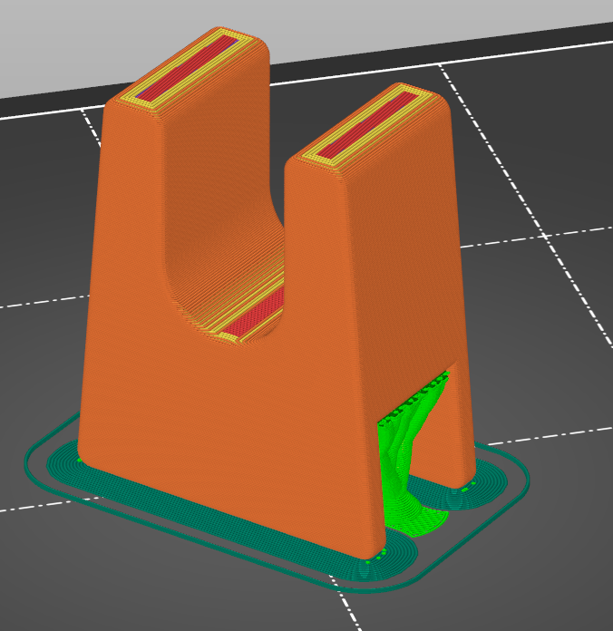 Miniatura 4 do modelo 3D Clothes rail holder
