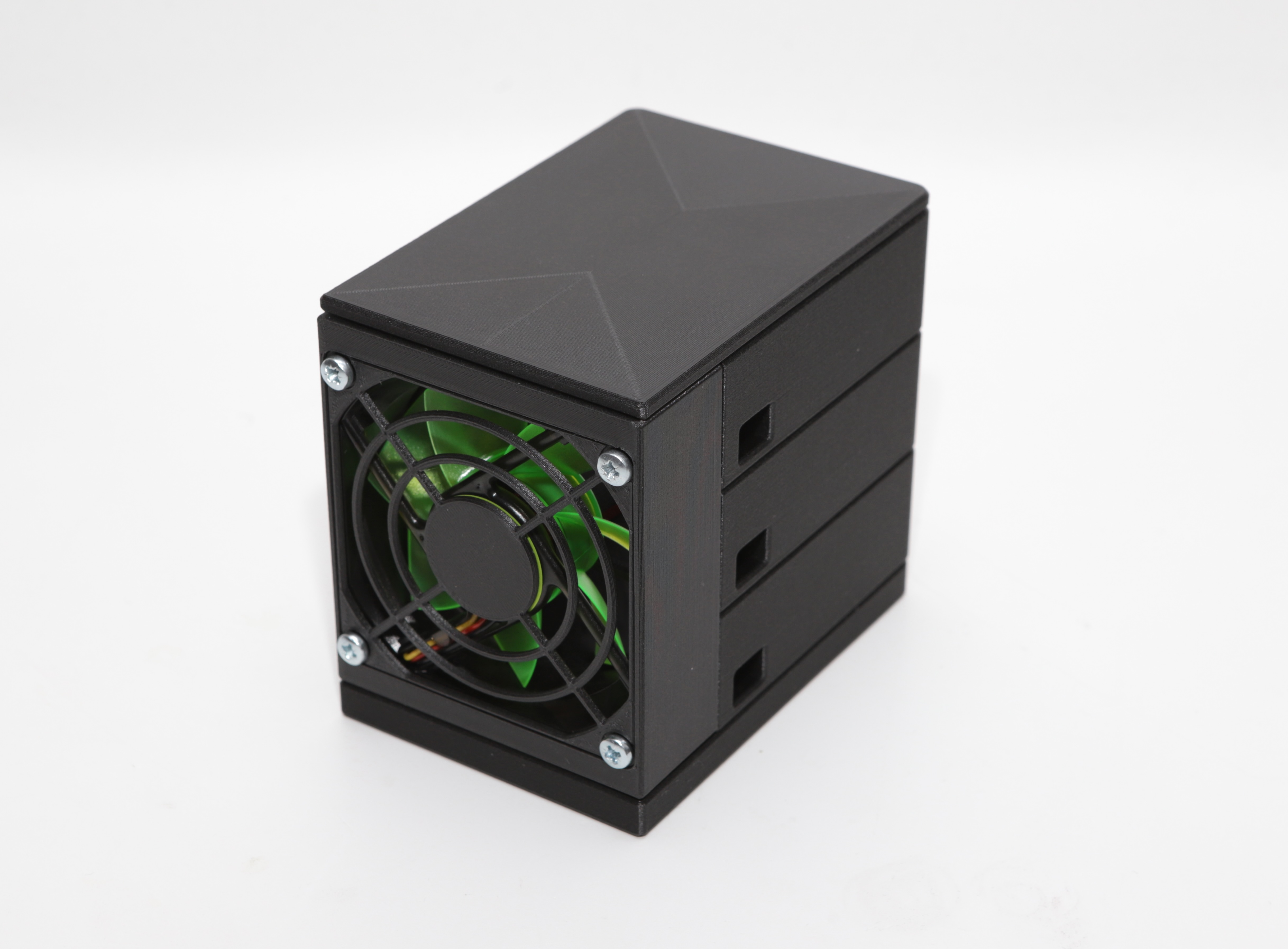 Miniatura 3 do modelo 3D Raspberry Pi Rack with Fan