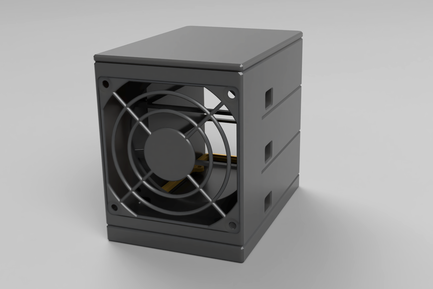 Miniatura 8 do modelo 3D Raspberry Pi Rack with Fan