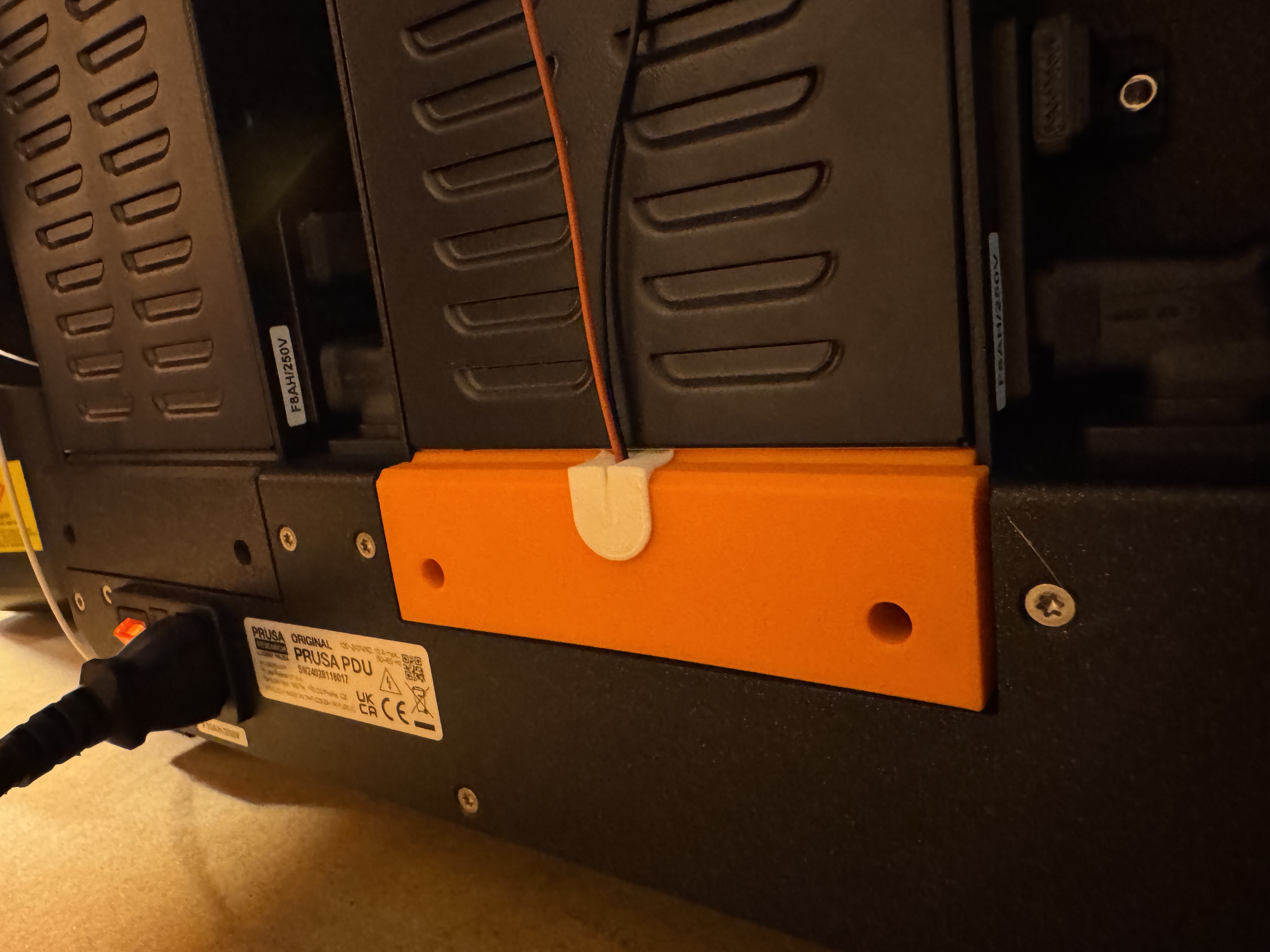 Prusa XL PSU Cover With Cable Grommet