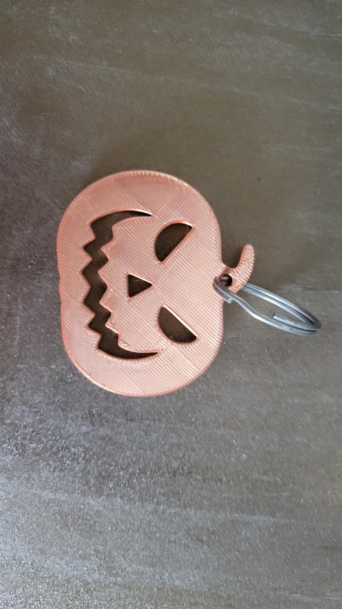 Evil Pumpkin Keyring