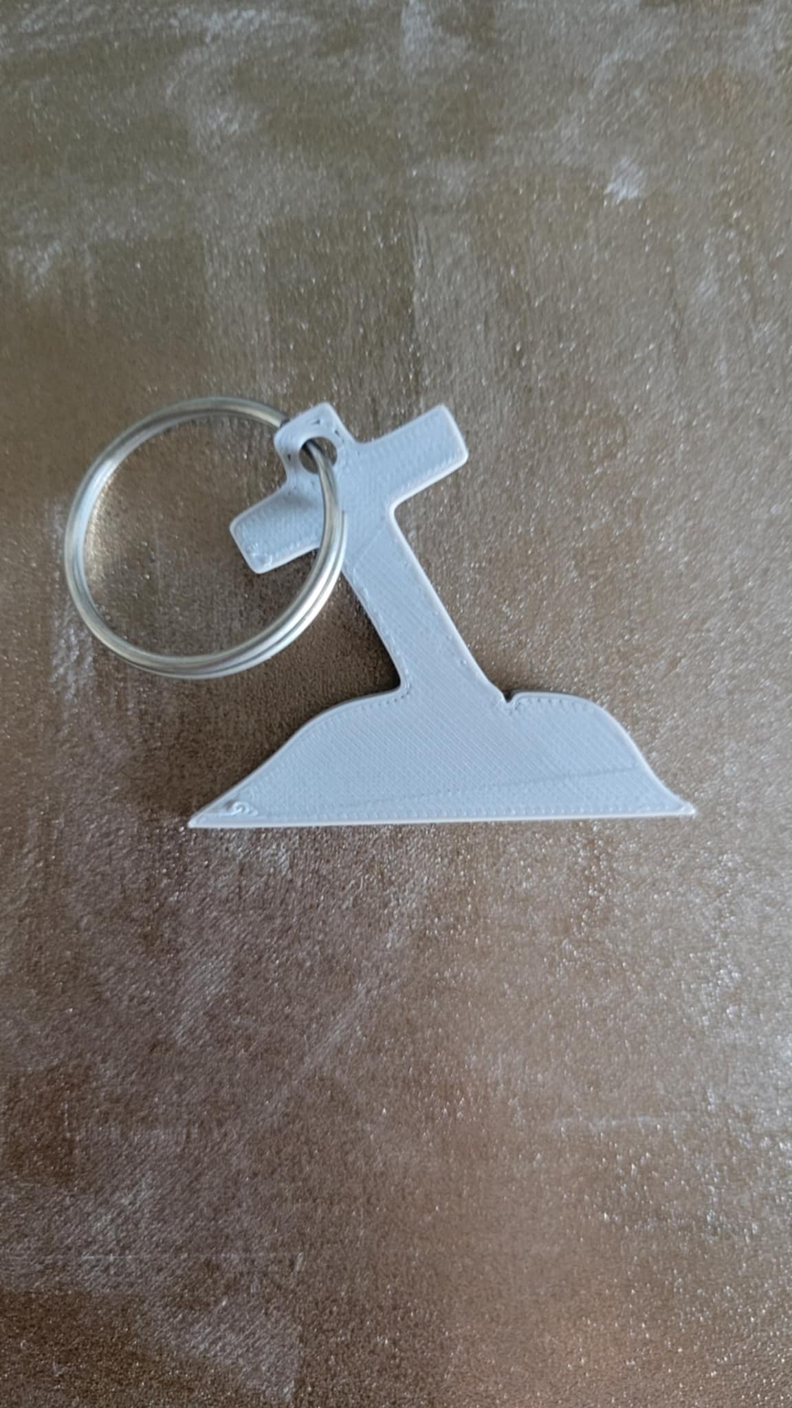 Gravestone Keyring