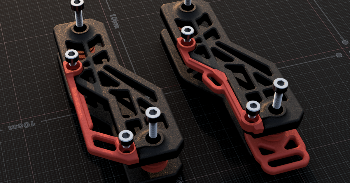 Minimalist Geometric Key Holder by Fatlip | Download free