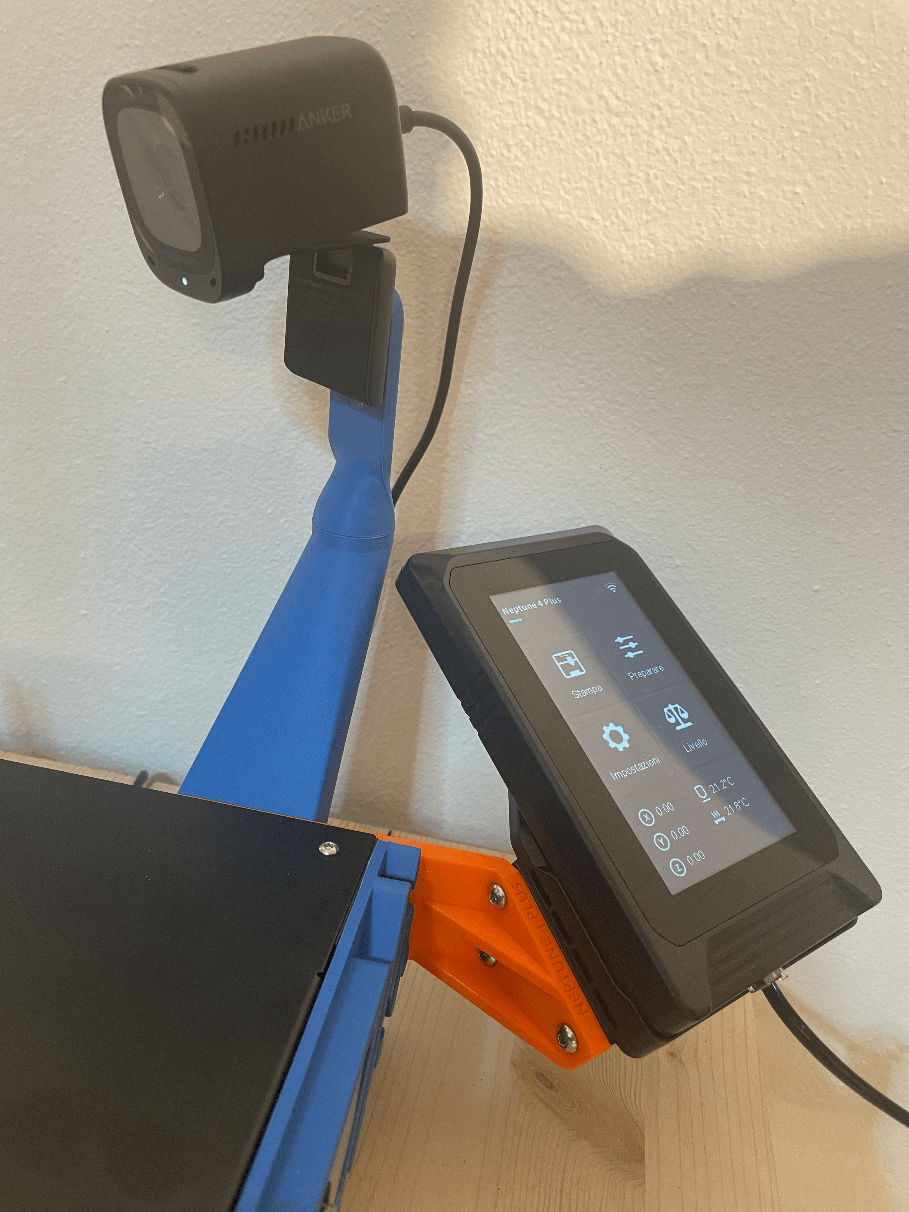 Webcam Mount Display Slot for Neptune 4 Series